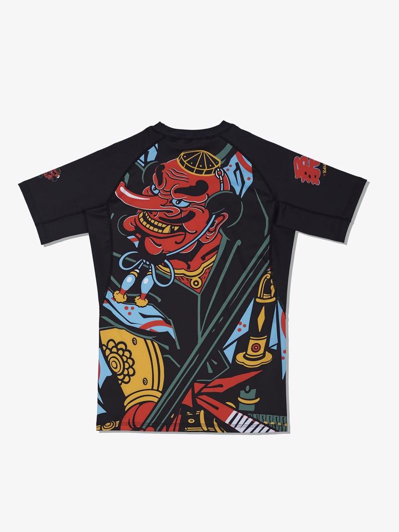 MANTO TENGU RASHGUARD -black